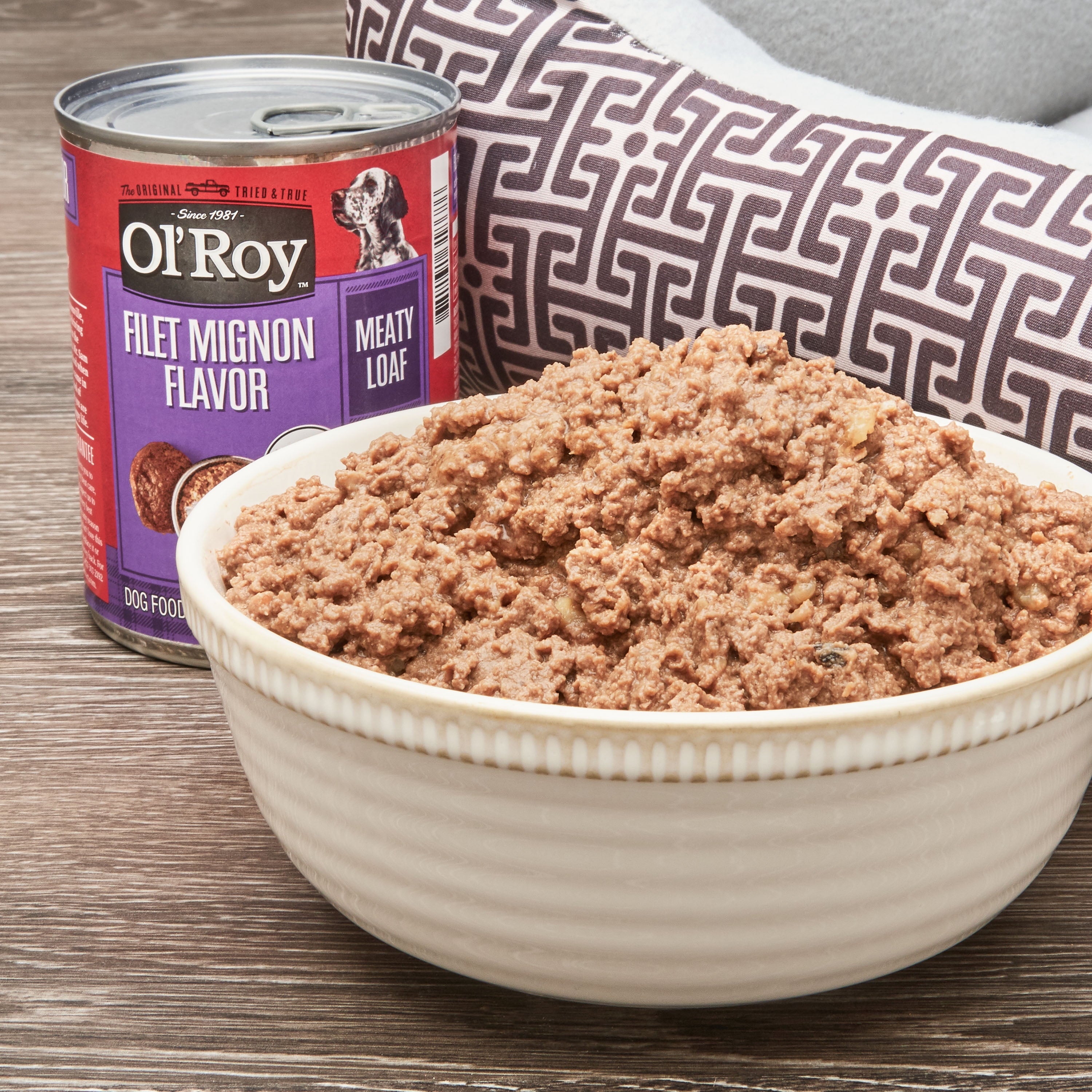 Ol' Roy Meaty Loaf Filet Mignon Flavor and Chicken and Rice Dinner Wet Dog Food Variety Pack, 13.2 oz, 24 Count