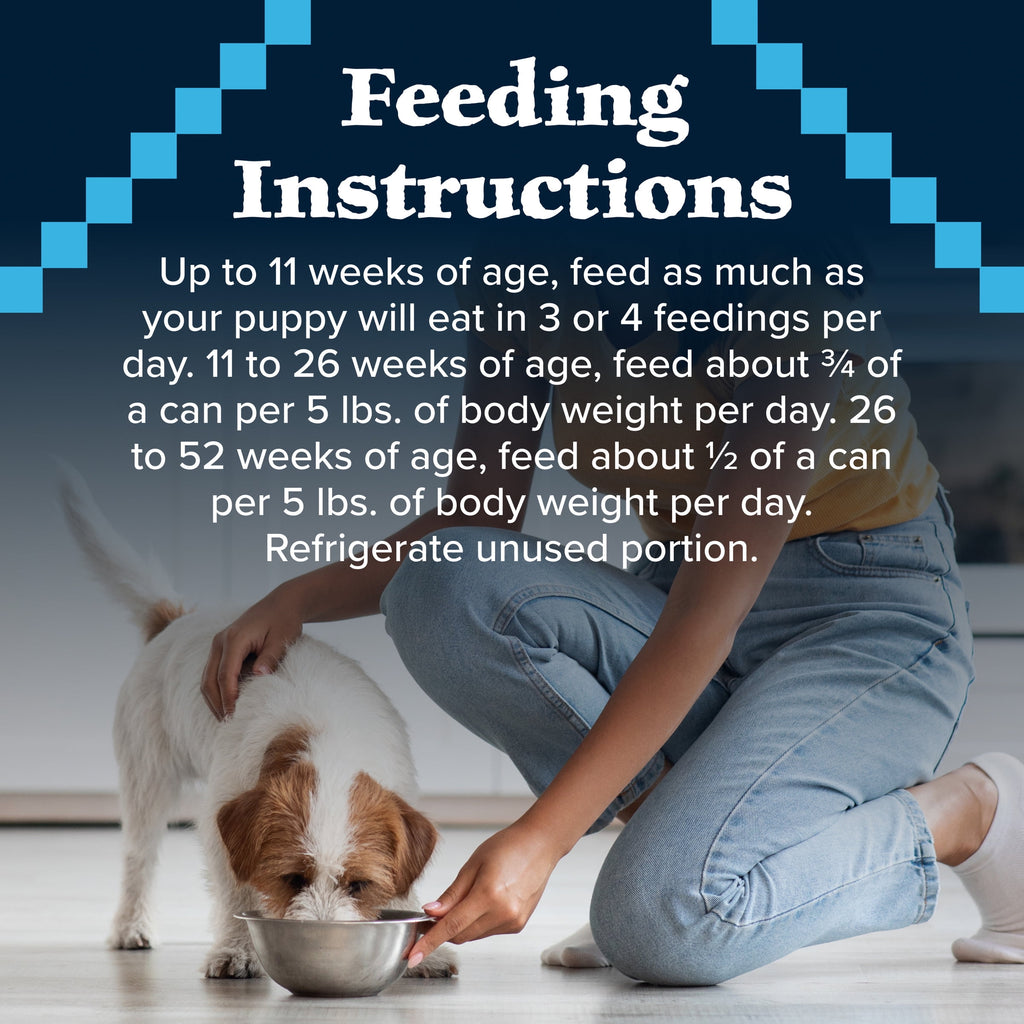 Blue Buffalo Wilderness Wet Food for Puppies, Turkey & Chicken, 12.5-oz. Can