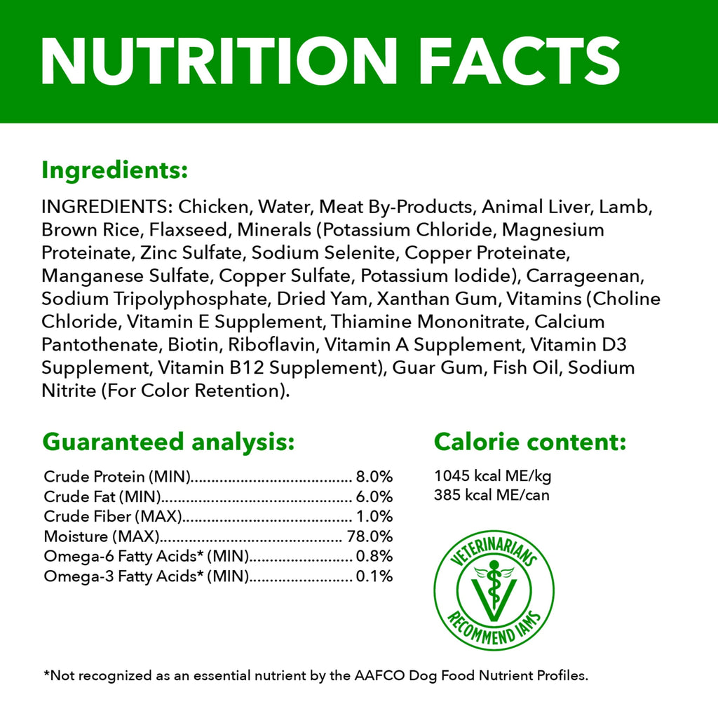 Iams Proactive Health Lamb And Rice Wet Dog Food, 13 Oz Cans (6 Pack)