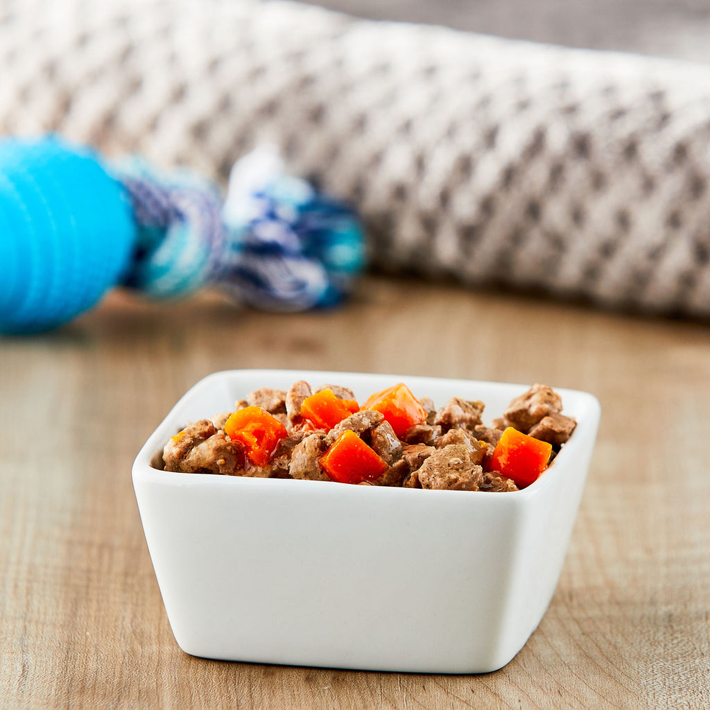 Pure Balance Beef Stew with Carrots, Grain-Free Wet Dog Food, 3.5 oz Tray