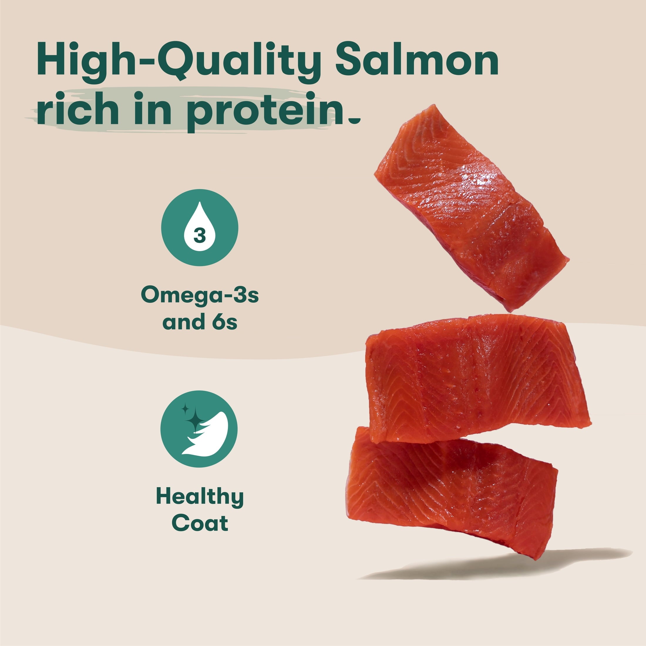 (6 pack) Jinx Homemades Chicken & Salmon Topper,3oz.Pouch