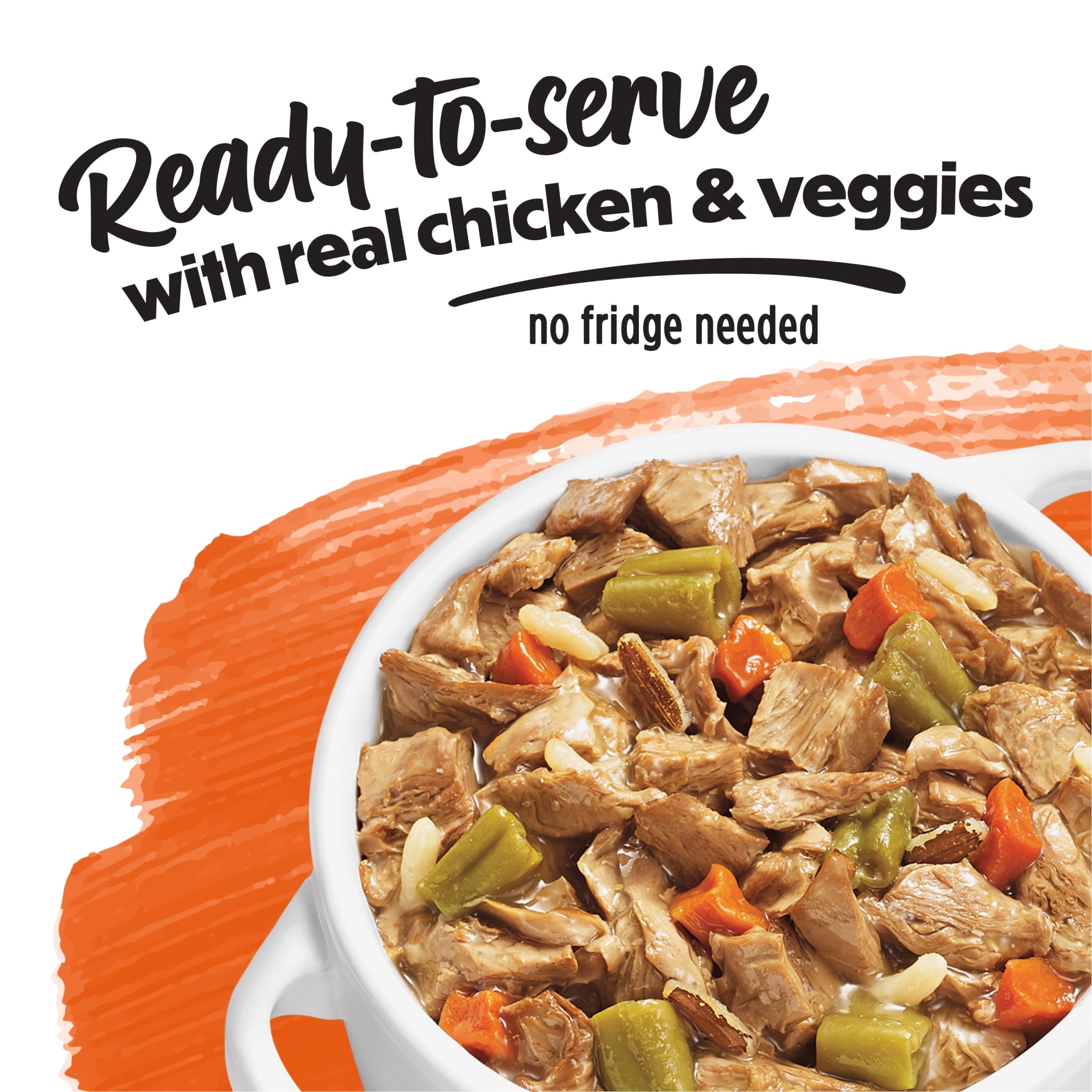 Purina Beneful Dog Food Freshly Prepared Meals Simmered Chicken Medley with Carrots Green Beans and Wild Rice