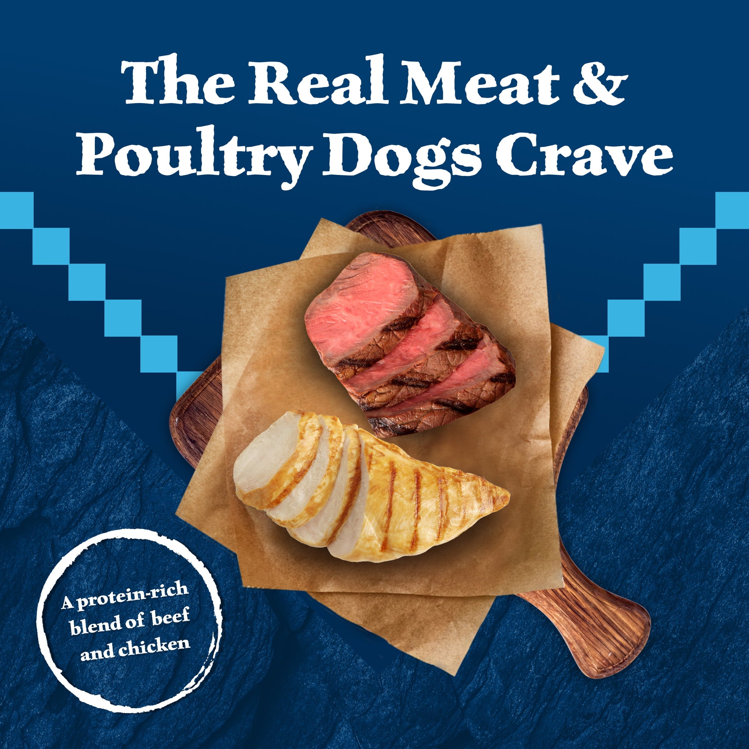 Blue Buffalo Wilderness Adult Wet Dog Food Beef & Chicken Grill, 12.5-oz. Can