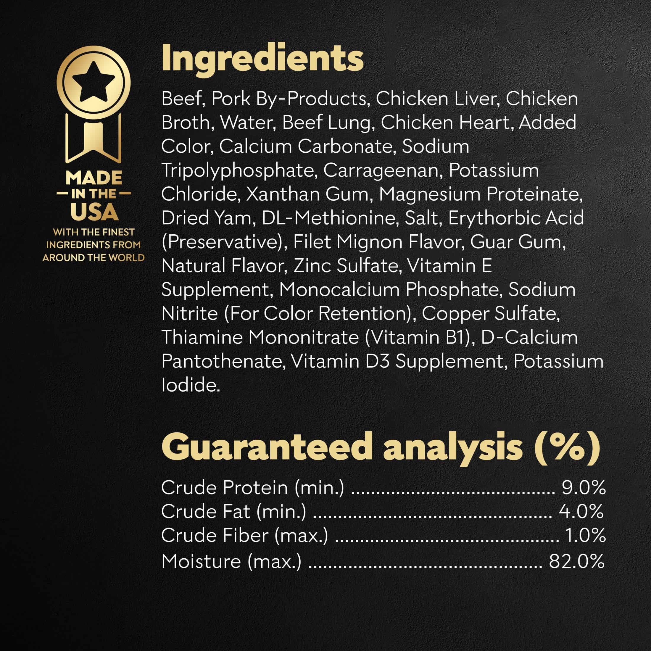 Casar Classic Loaf in Sauce Filet Mignon Wet Dog Food Adult, 3.5 oz. Easy Peel Tray