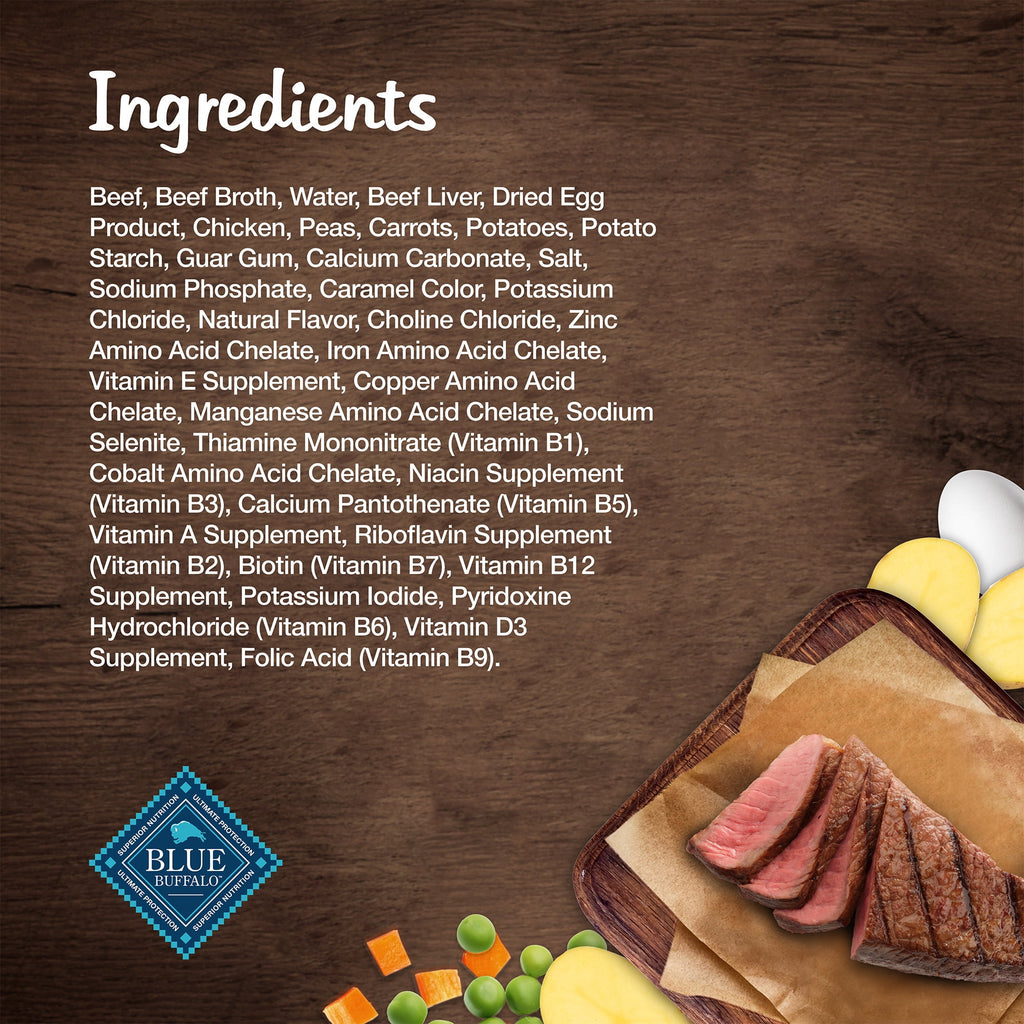 (12 pack) Blue Buffalo Blue's Stew Grain-Free Wet Dog Food, Hearty Beef Stew, 12.5-oz. Can