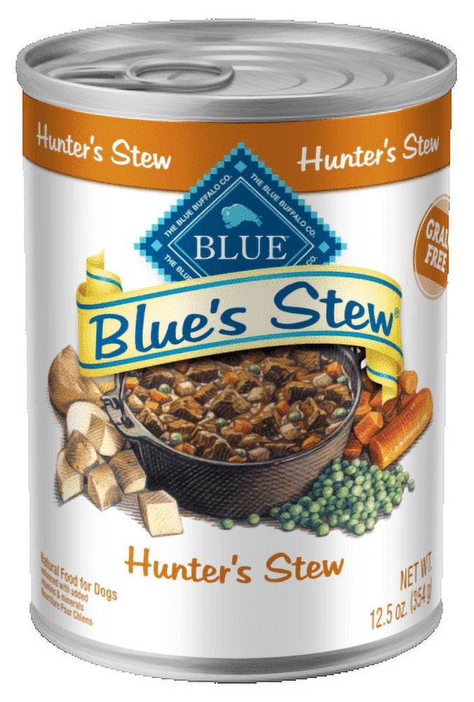 Blue Buffalo Hunter's Stew Wet Dog Food (Pack of 14)