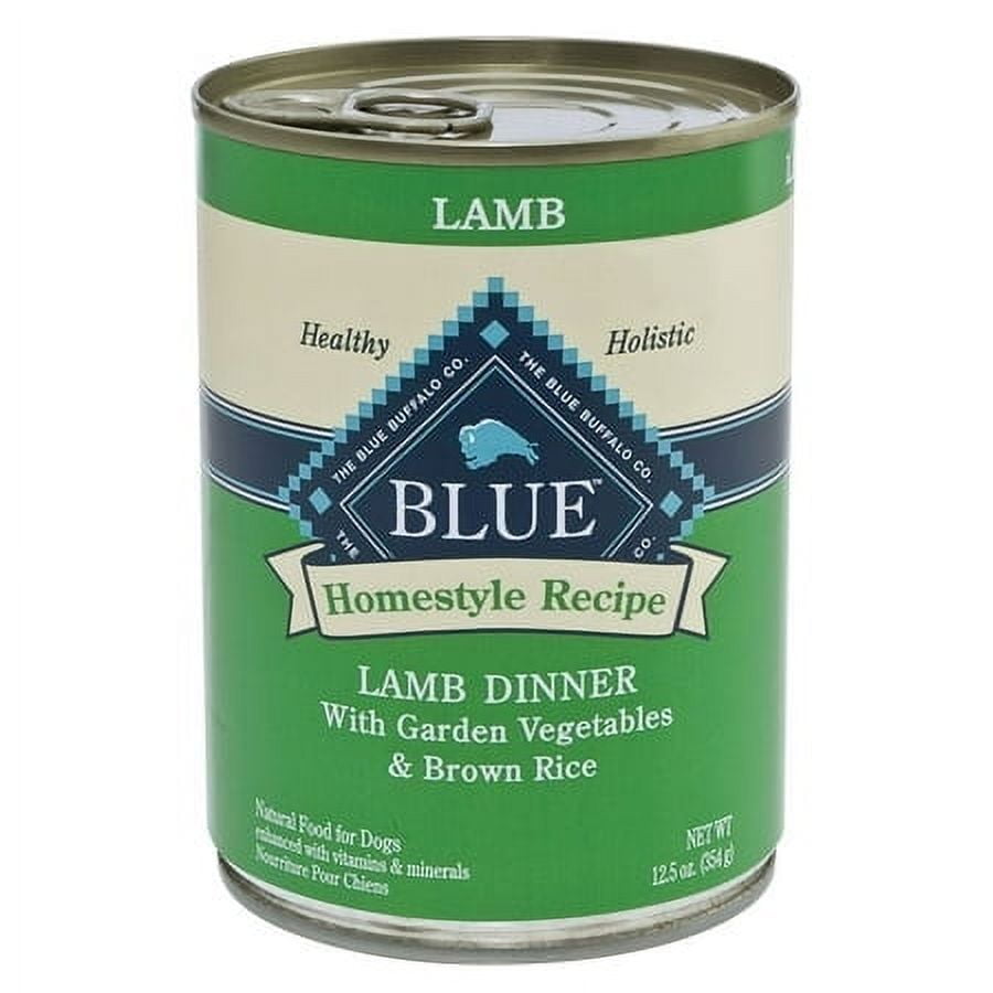 Blue Homestyle Recipe Lamb Dinner with Garden Vegetables Wet Dog Food, 12.5-oz Can (Pack of 8)