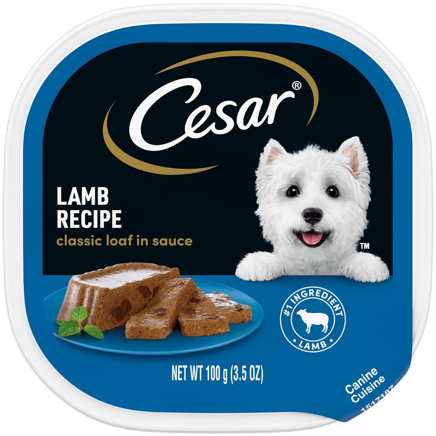Casar Classic Loaf In Sauce Lamb Recipe Wet Dog Food, 3.5 Oz