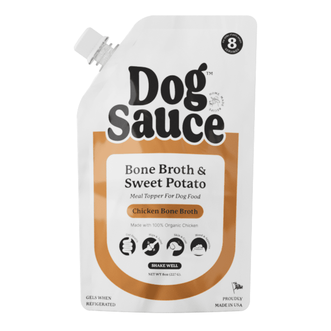 DogSauce Bone Broth Superfood Meal Topper, Chicken Flavor, 8 oz