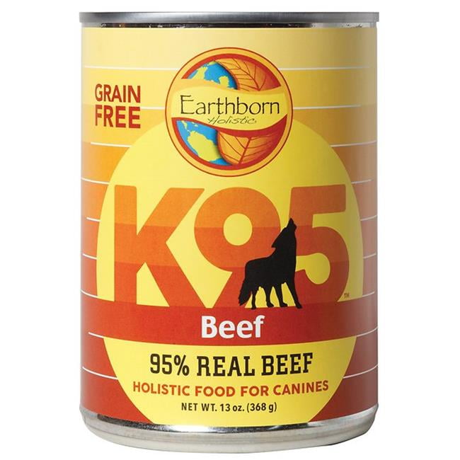 Earthborn Holistic  K95 Turkey Grain Free 95 Percent Meat Protein Canned Dog Food, 13 oz