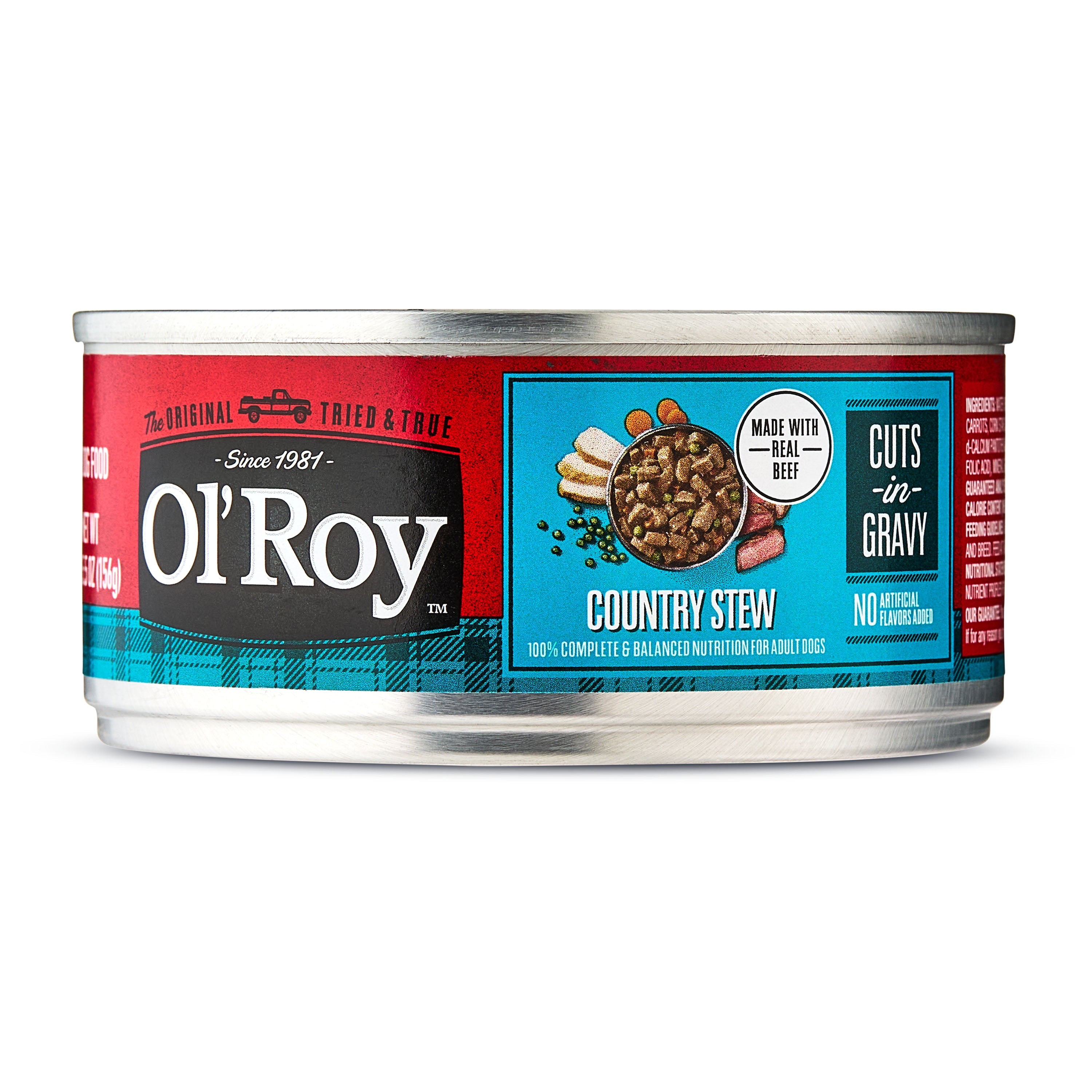 Ol' Roy Country Stew Cuts in Gravy Wet Dog Food, 5.5 oz Can