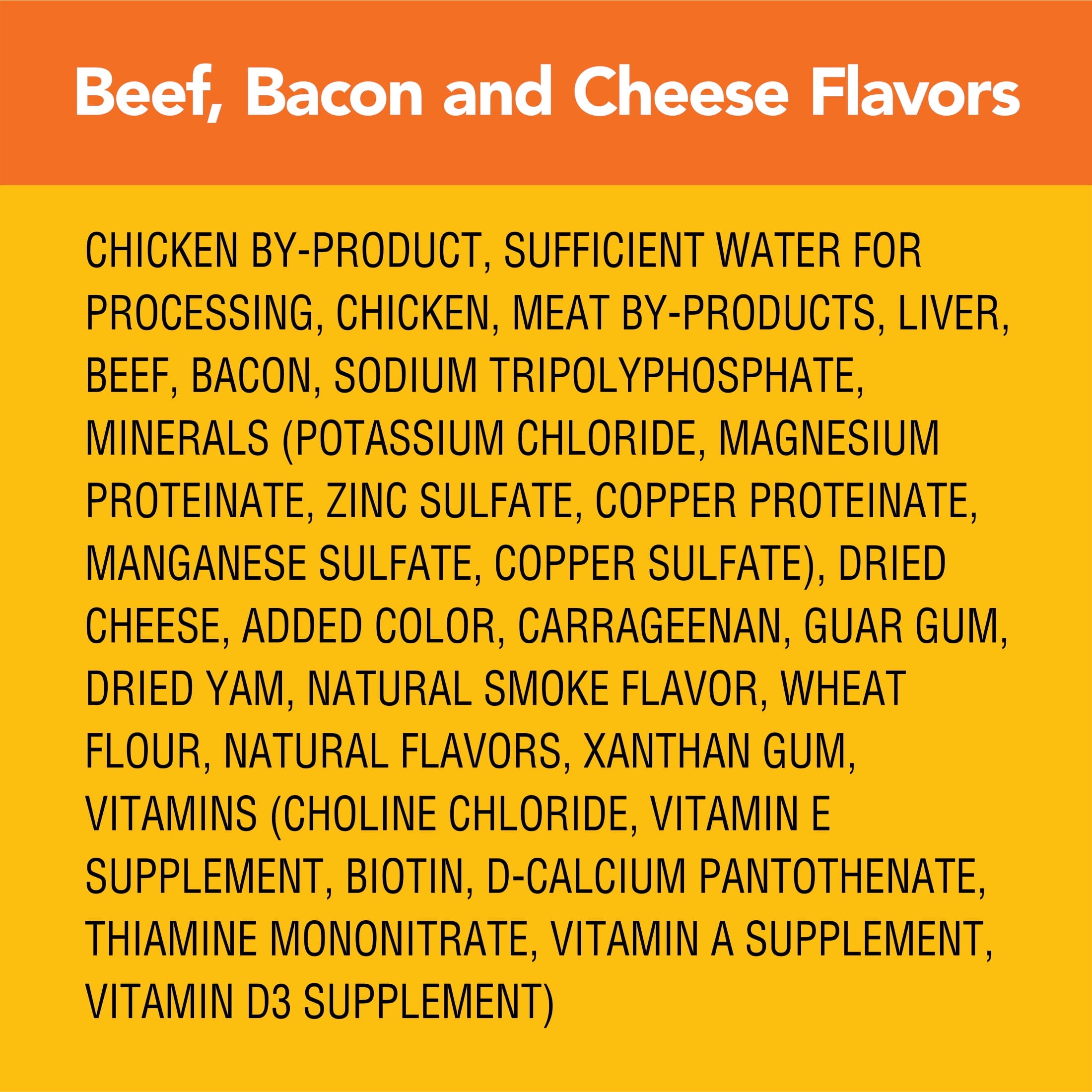 Pedigree Chopped Ground Dinner Beef, Bacon, And Cheeses Wet Dog Food, 3.5 Oz Pouch