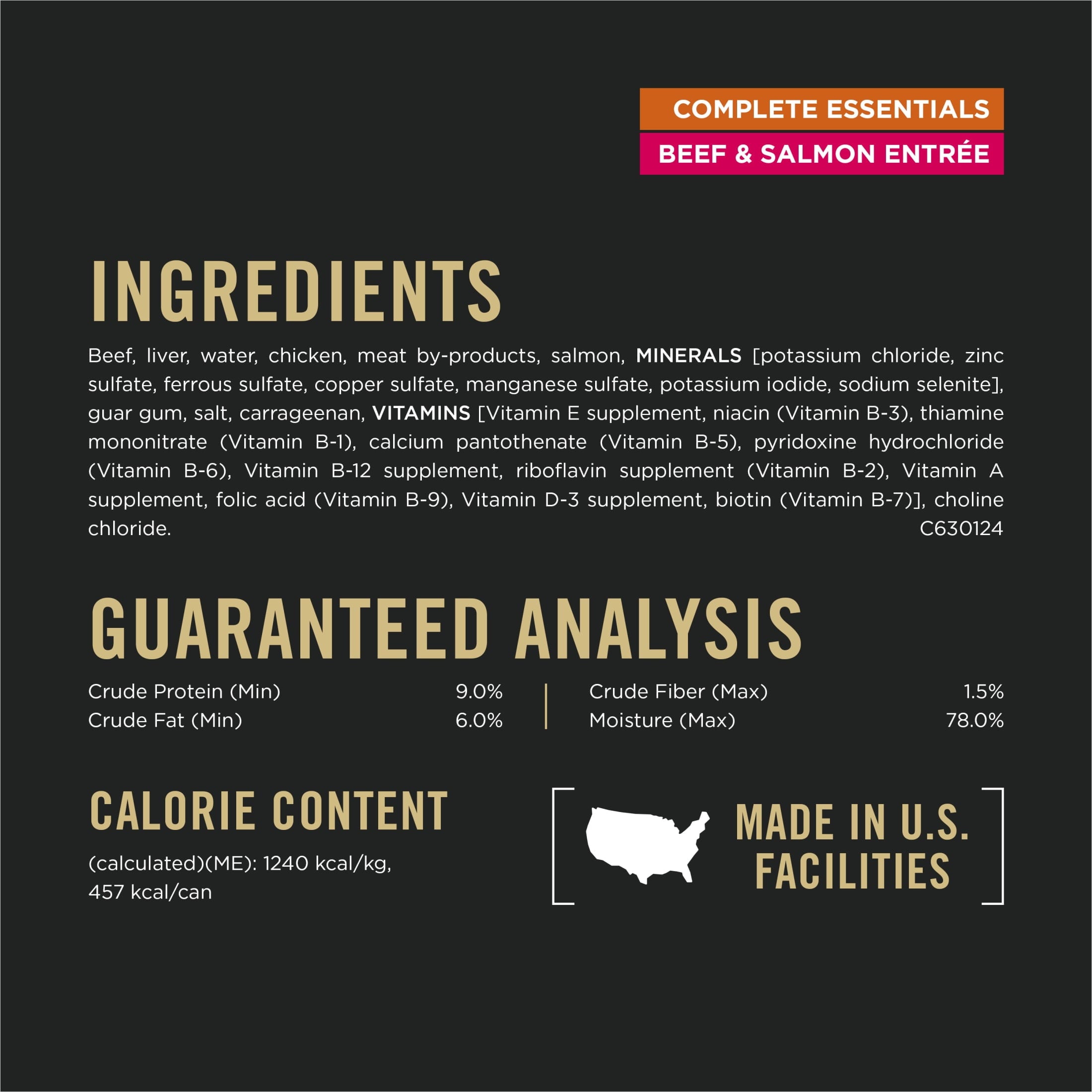 Purina Pro Plan Grain Free Wet Dog Food, Classic Beef and Salmon Entrée, 13 oz Cans (12 Pack)