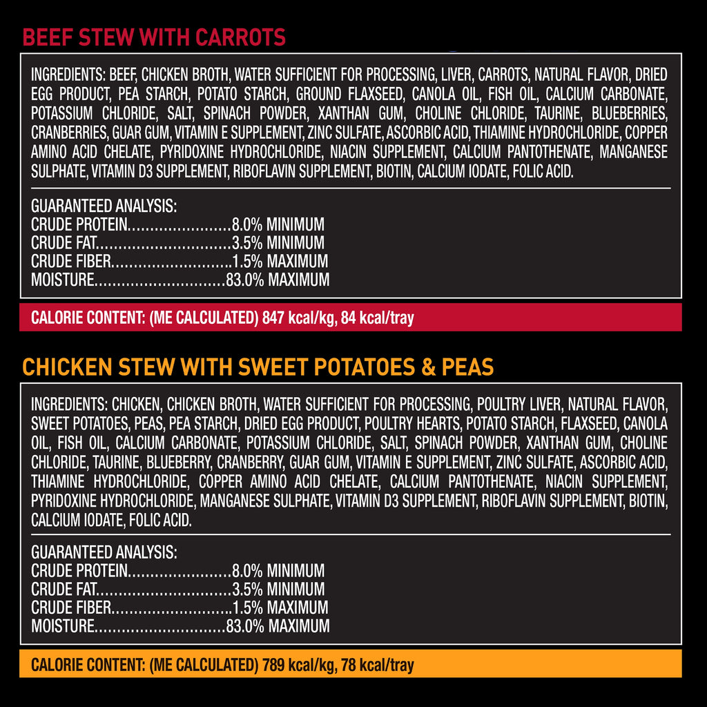 Pure Balance Variety Pack, Grain-Free Wet Dog Food, 3.5 oz Trays, 12 Count