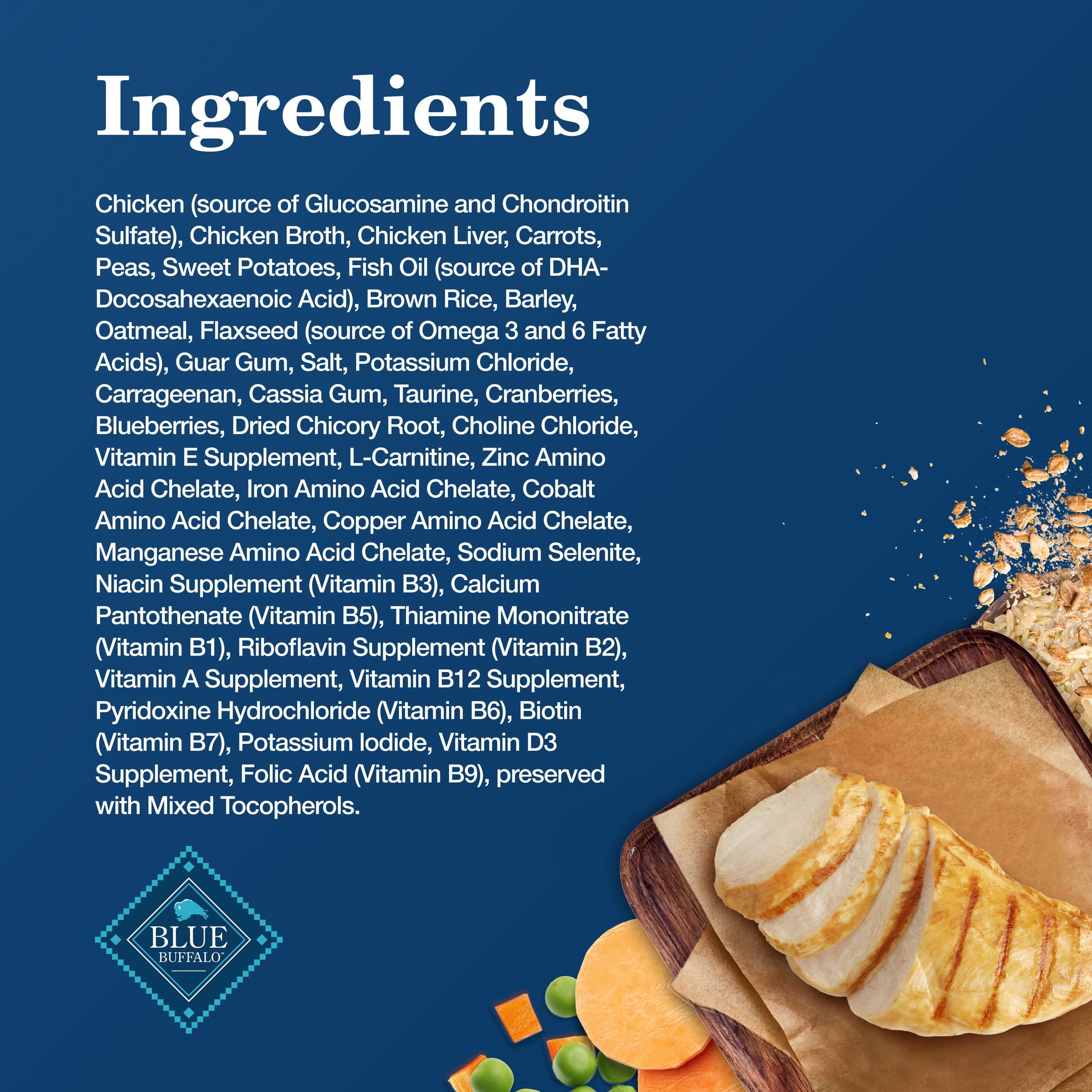 (3 pack) Blue Buffalo Homestyle Recipe Senior Wet Dog Food, Chicken Dinner, 12.5-oz. Can