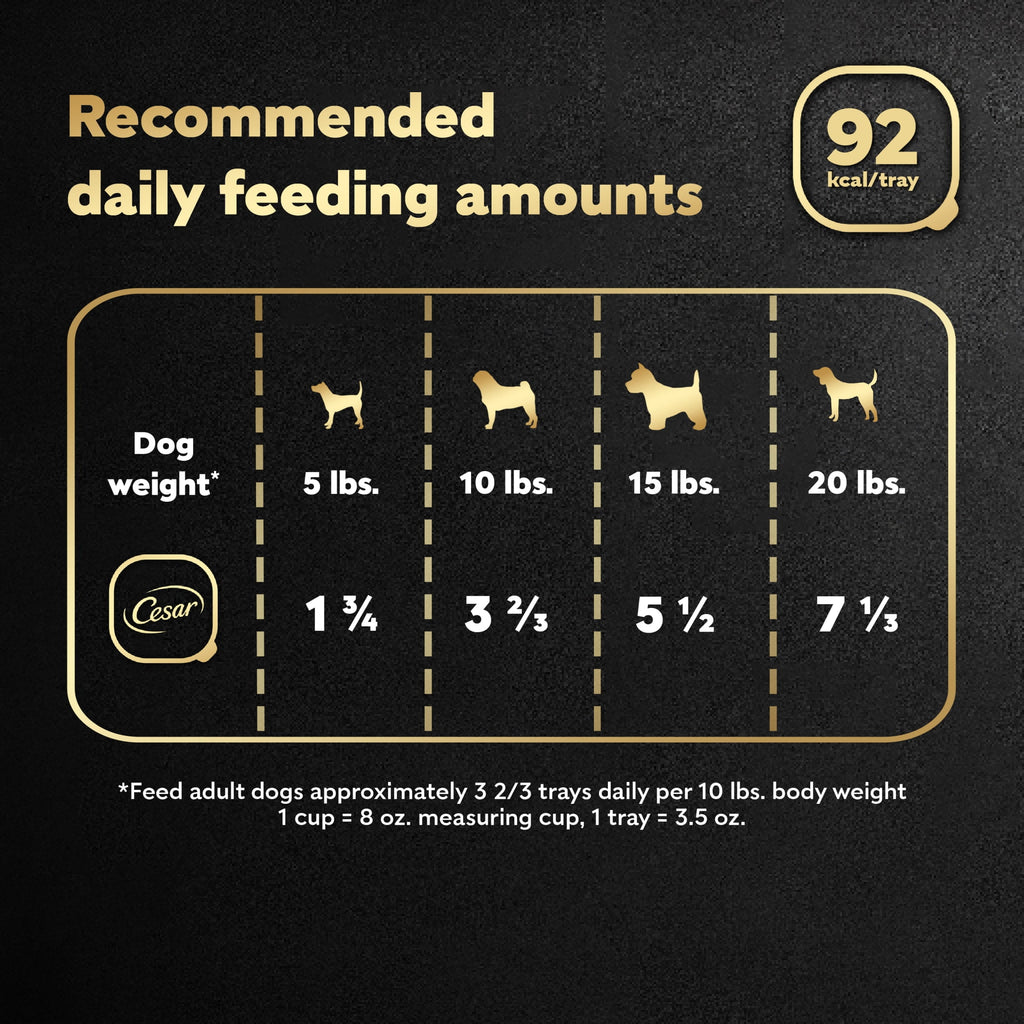 Cesar Home Delights Beef Stew Wet Dog Food Adult, 3.5 Oz