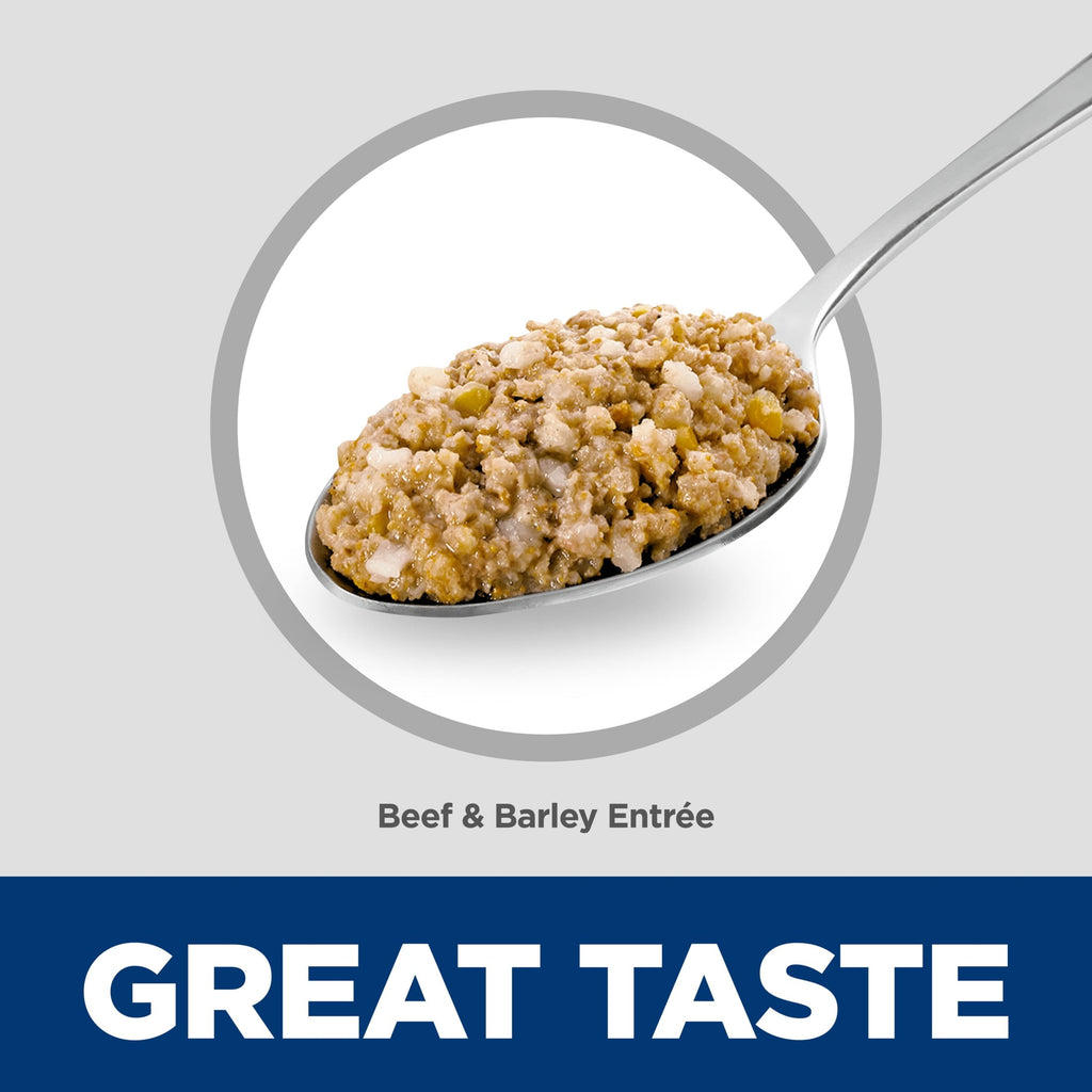 Hill's Science Diet Small & Mini Beef & Barley Wet Dog Food, 5.8oz Can 24pk